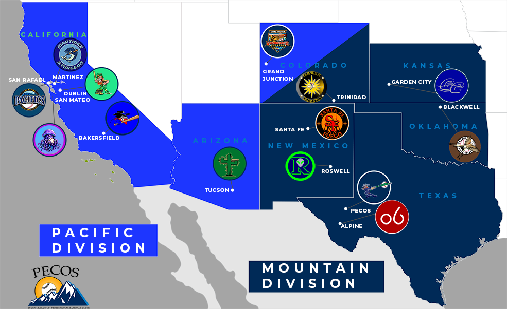2027 Pecos League Map